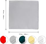 BIT.FLY Set of 20 Polyester Napkins 48x48cm Lace Silver Grey view 2