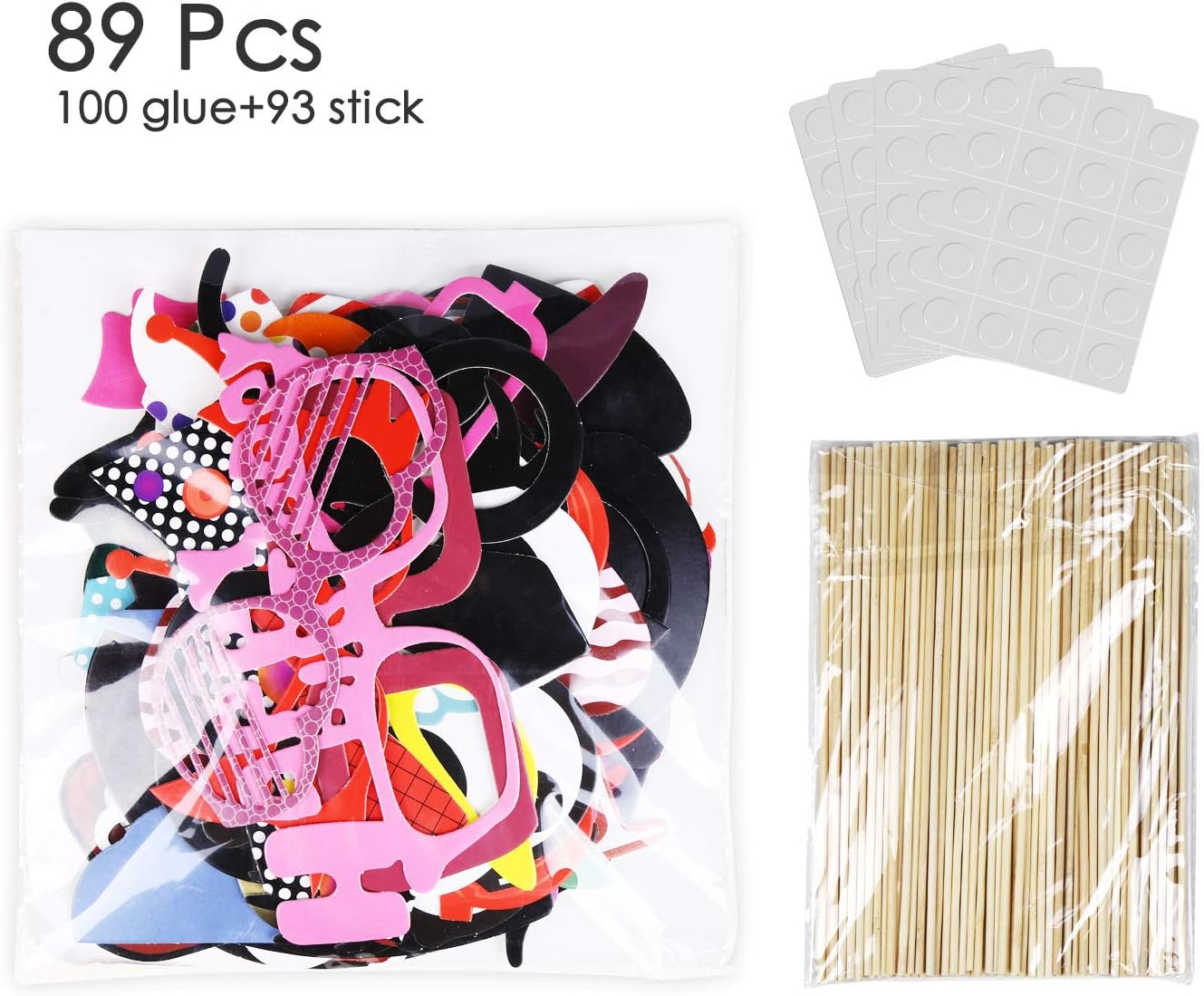 Napravi Rs Anniversaire Accessoires De Mariage Photobooth 58 Pieces Pour Mariage Fete De Noel Partie Decoration Barbe Levres Lunettes Loisirs Creatifs Accessoires De Photobooth