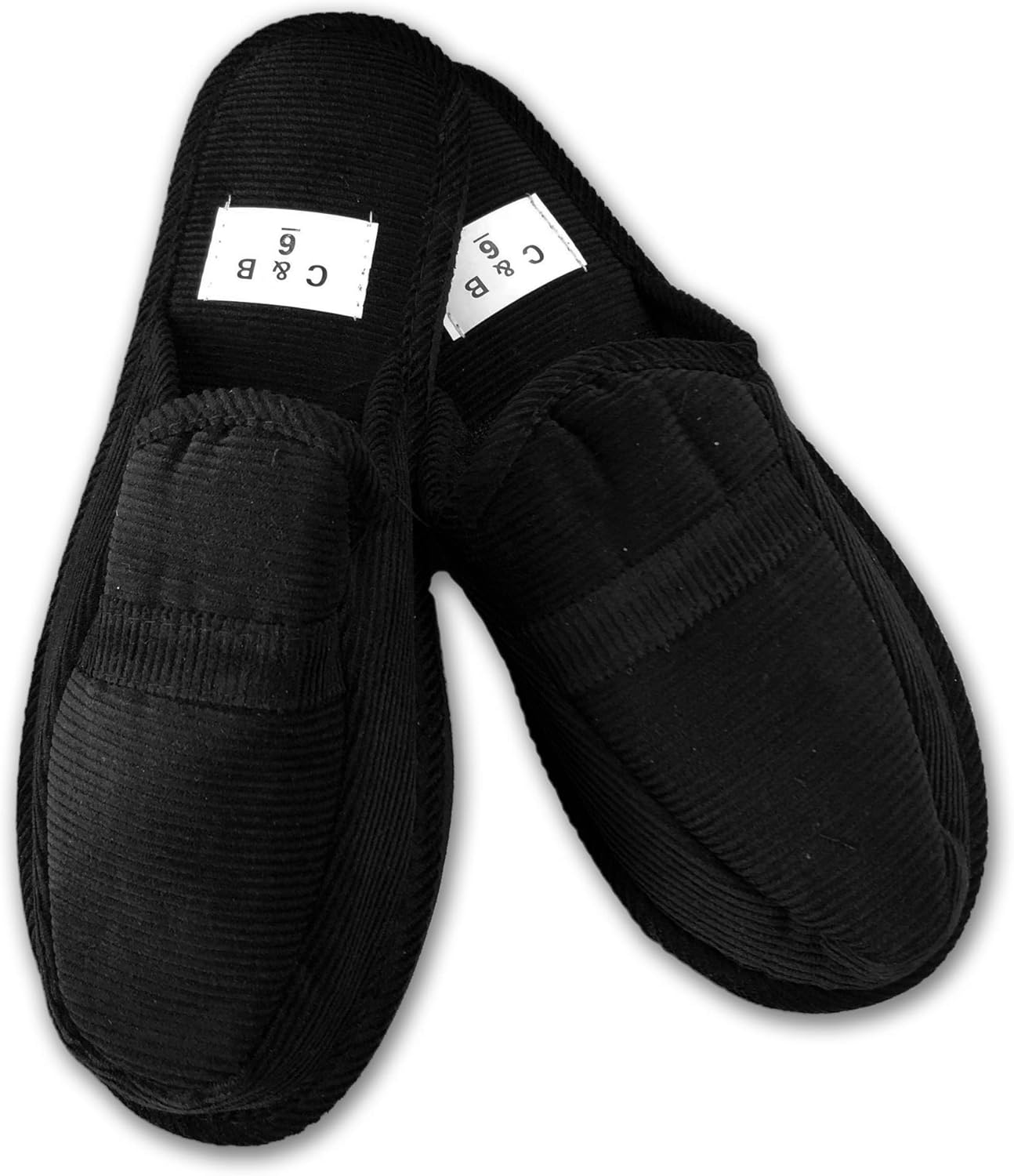 black house slippers
