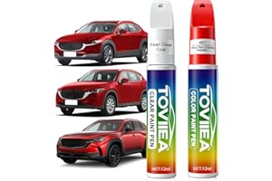 TOVIIEA Soul Red Crystal Metallic(46V) Touch Up Paint Compatible with MAZDA,2-In-1 Car Scratch Remover Pen,Car Paint Scratch 