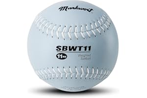 Markwort Weighted 12-Inch Softballs-Leather Cover