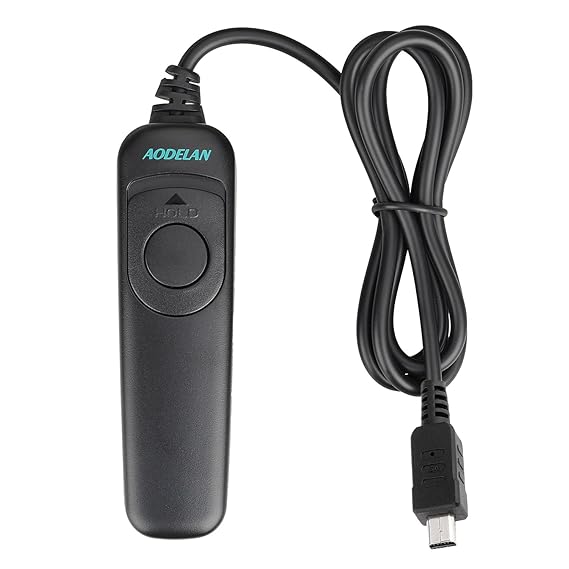 AODELAN O6 Kabelfernauslöser Fernbedienung Kabel für Olympus OM-D E-M1, E-M5, E-M10; Evolt E400, E410, E620, EM-1, E-P5; Pen 