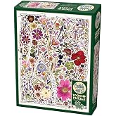 Cobble Hill 1000 Piece Puzzle - Flower Press: Spring - Sample Poster Included