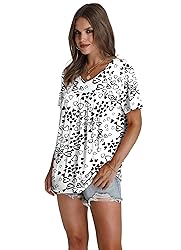 WEESO Womens Summer Tops 2025 Pleated Plus Size