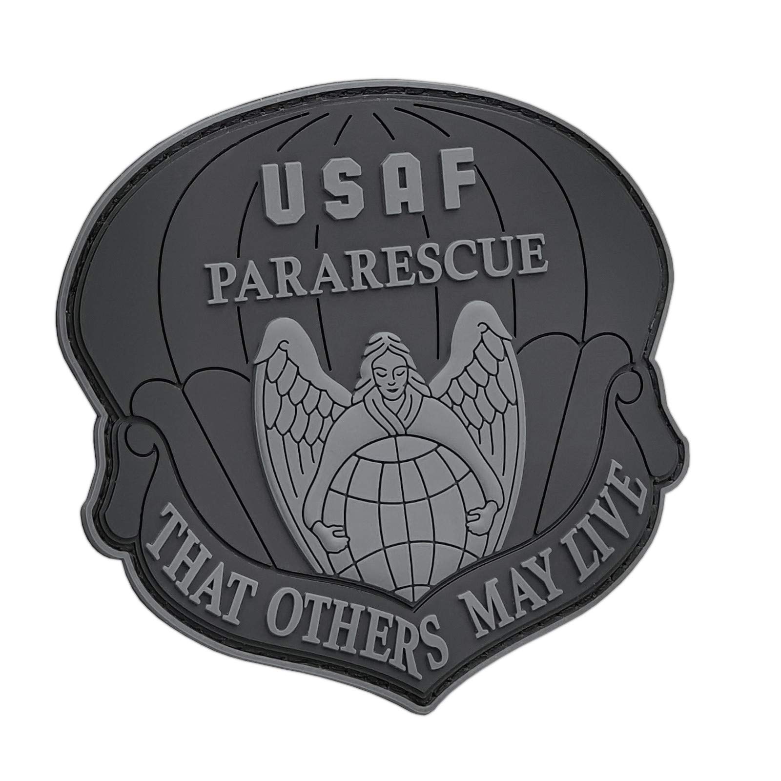 Blackout That Others May Live USAF Pararescue CSAR SAR PVC Hook Patch