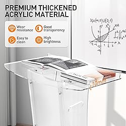 Rengue Acrylic Podium Stand, Pulpit for Churches