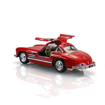 Kinsmart 1:36 Scale 1954 Mercedes-Benz 300SL Die-Cast Car with Openable Doors and Pull Back Action