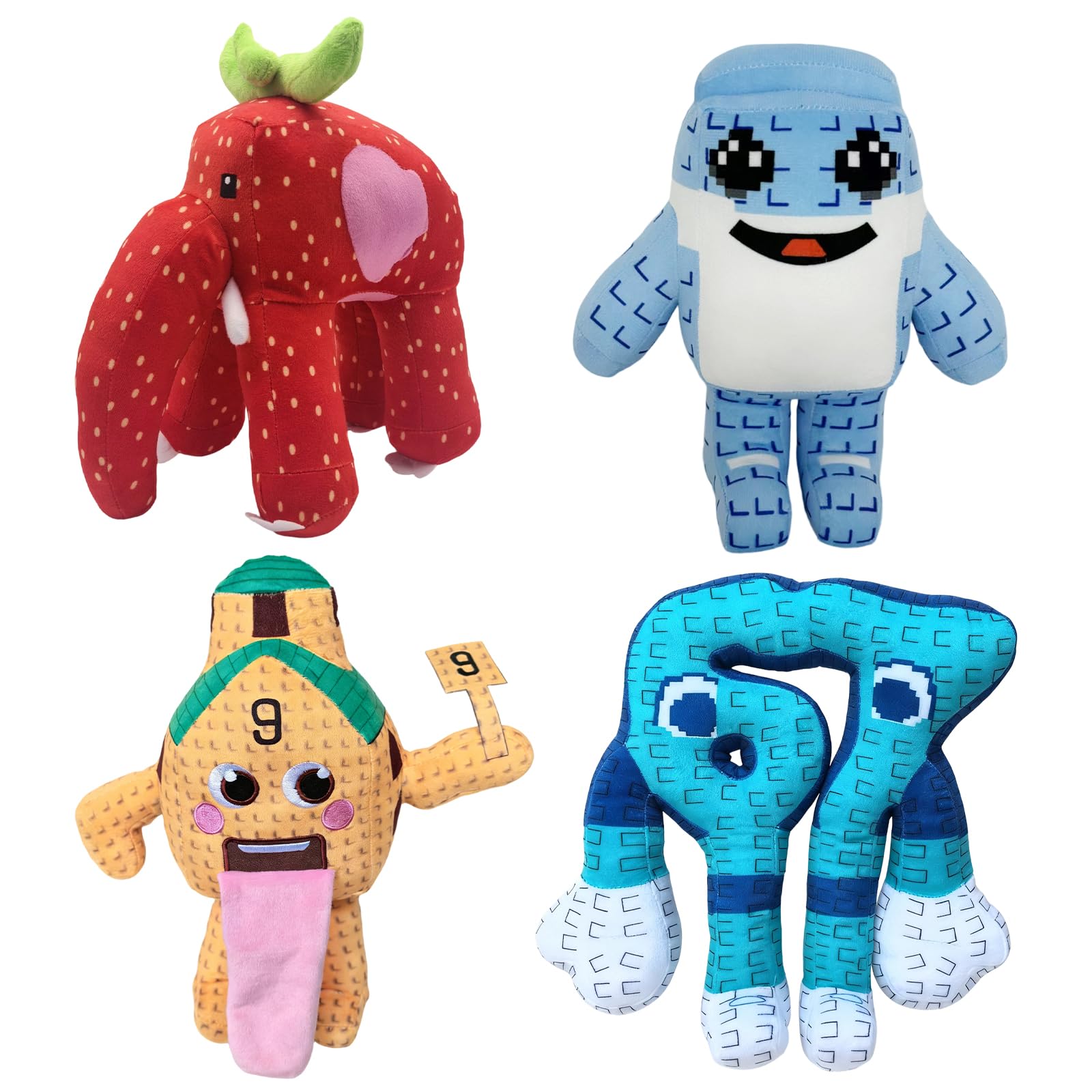 Ashloter 67 Brainrot Teddy Plush, Steal a Italian Brain Rot, Cute Soft Plushies Stuffed Animal Gifts for Adult Fans Decoration 4Pcs