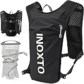 INOXTO Running Hydration Vest Backpack,Lightweight Insulated Pack with 1.5L Water Bladder Bag Daypack for Hiking Trail Running Cycling Race Marathon for Women Men