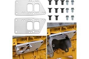 MEJIAO for LS Swap Motor Mounts Adapter Plates - LS Conversion Adjustable Universal Swap Bracket Small Block Kit for LS Engine, LS1 LS3 LS2 LQ4 LQ9 LS6 L92 L99 L33 LR4 Billet Aluminum