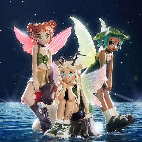 Figurine POP MART Peach Riot Rise Up - Collection Anime, Cadeau Créatif Aléatoire
