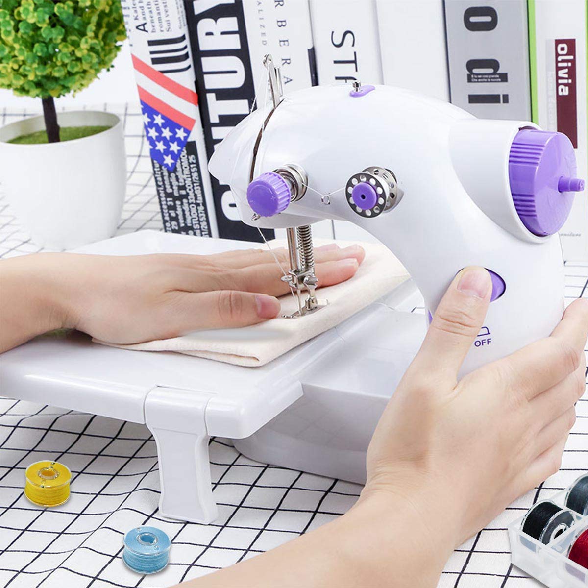 36 Pcs Bobbins and Sewing Threads Prewound Bobbin Thread with Storage Plastic Case Assorted Colors Sewing Thread Set for Brother Babylock Singer Janome Embroidery and Sewing Machine Polyester Thread