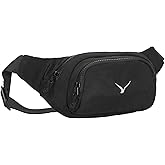 Hynes Eagle Fanny Pack Belt Bag for Women Men Fashionable Sling Crossbody Bag Waist Pack with Adjustable Strap Black