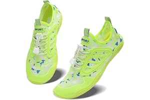 MAYZERO Men Water Shoes Women Barefoot Quick-Dry Aqua Shoes Surf Beach Pool Swim Shoes Wide Toe Lake River Hiking Kayaking Bo