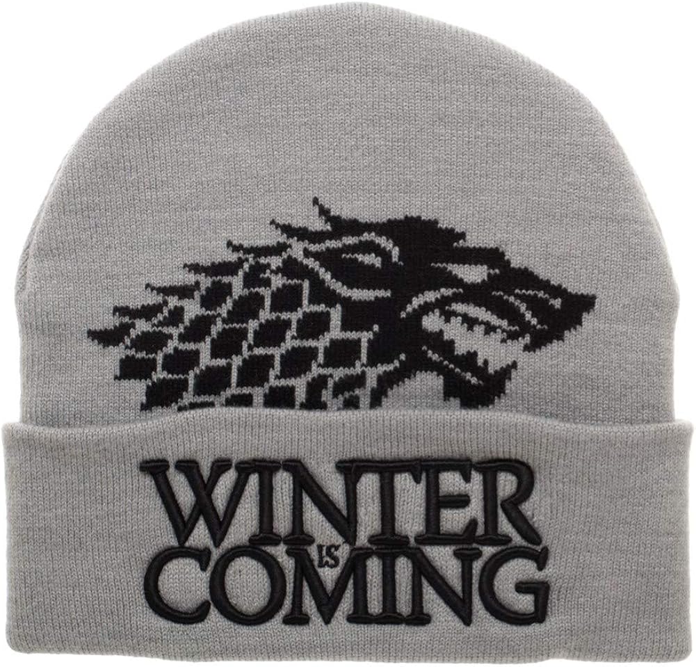 Amazon Bioworld Game Of Thrones Winter Is Coming 冬用帽子 ビーニー グレー ワンサイズ ニット 通販 Amazon Bioworld Game Of Thrones Winter Is Coming 冬用帽子 ビーニー グレー ワンサイズ ニット 通販