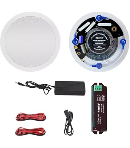 STUDIOFINIX 6.5 Inch Ceiling Speakers 640 Watts 2 Way Flush Mount - View #4