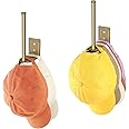Durmmur 2 Pack Hat Racks for Baseball Caps, Stainless Steel Hat Organizer for Baseball Cap, Hat Holder Storage Organizer, Hat Hanger Strong Adhesive/Wall Drilled for Door, Bedroom, Closet(Gold 6 in)