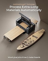 xTool P2S 55W CO2 Laser Cutter, Smart Desktop CO2