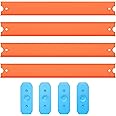 8-Piece Replacement Track Set – Compatible for Hot Wheels Cars, 3 Feet of Straight Track Builder with Connectors Included