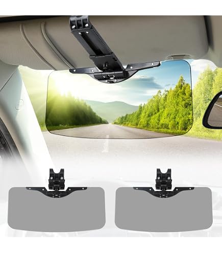 TUCKBOLD Sun Visor Makeup Mirror Cover Clip - Replacement For Nissan, Infiniti (Grey, 1 Set)