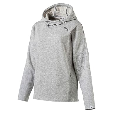 sudadera puma gris mujer