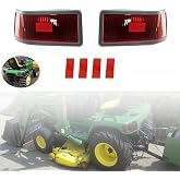 YDDCHF Rear Tail Light Lens Set w/o Bulb Compatible with John Deere 415 425 445 455 M116504 M116505 M116132 M116133