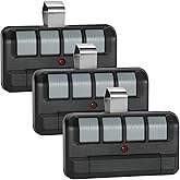 3Pcs 894LT 4-Button Door Opener Remote Control for LiftMaster/Chamberlain/Craftsman Door, 894LT 4 Button Remote Control Repla