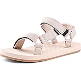 WateLves Womens-Sport-Sandals Hiking Sandals with-Arch-Support Webbing-Outdoor-Beach-Water-Sandals for Travel-Walking-Trekking-Camping