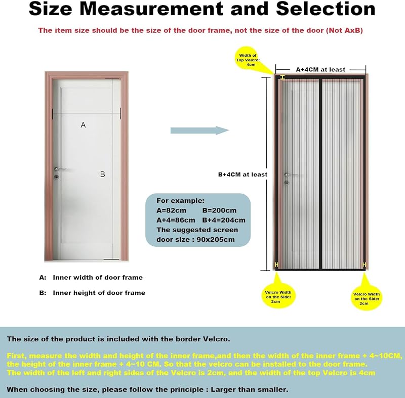 Zanzariera Magnetica per Porte 90 x 210 cm, Tenda Magnetica Zanzariera Porta, Nessun Attrezzo Richiesto, Facile da Installare, Adatto a Bambini e Animali Domestici, Grigio Puro