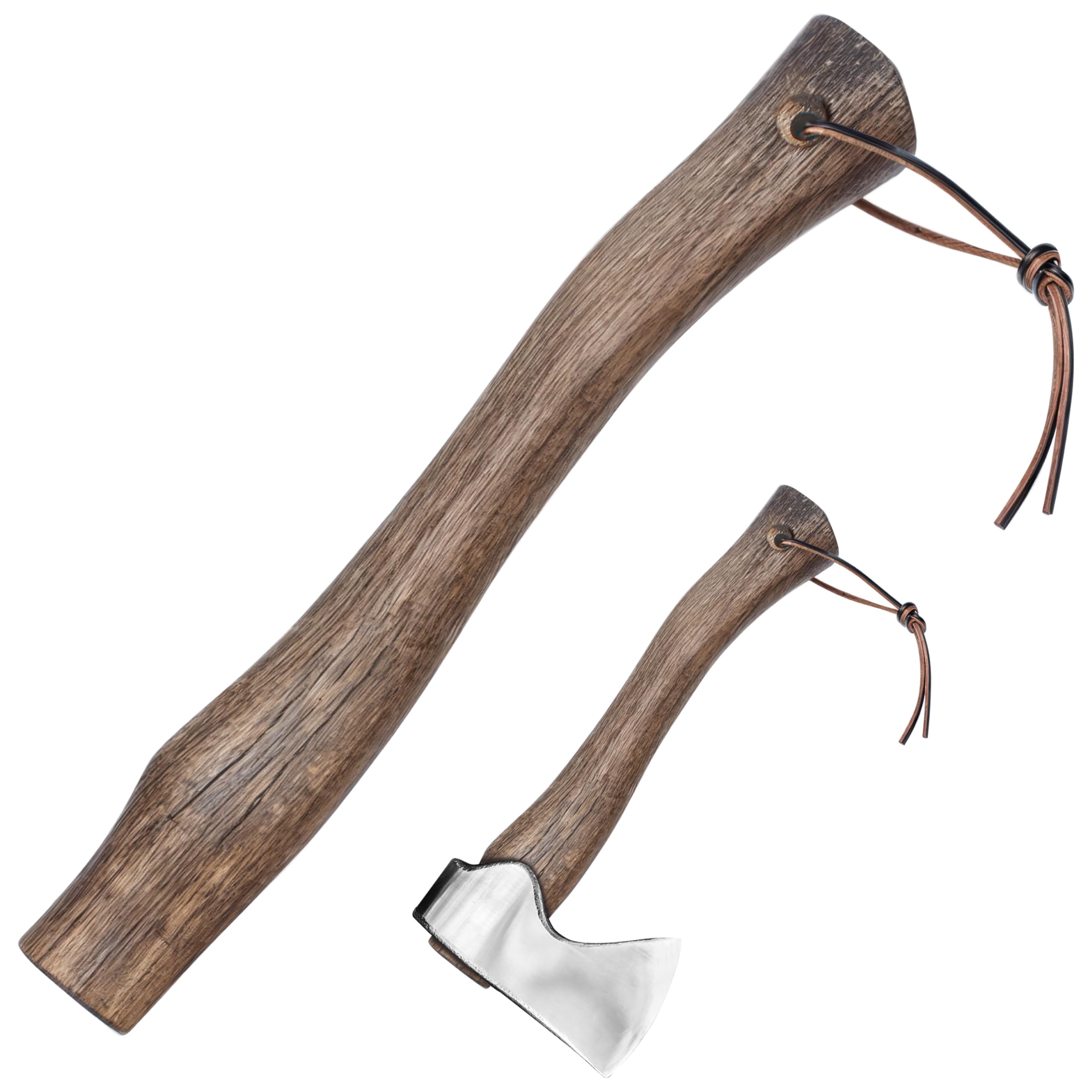 Photo 1 of Marsrut 13'' Oak Wood Hatchet Handle Replacement – Fits Most Camp, Broad, and Single Bit Axes – Durable Wooden Axe Handle (1.9'' Wide)