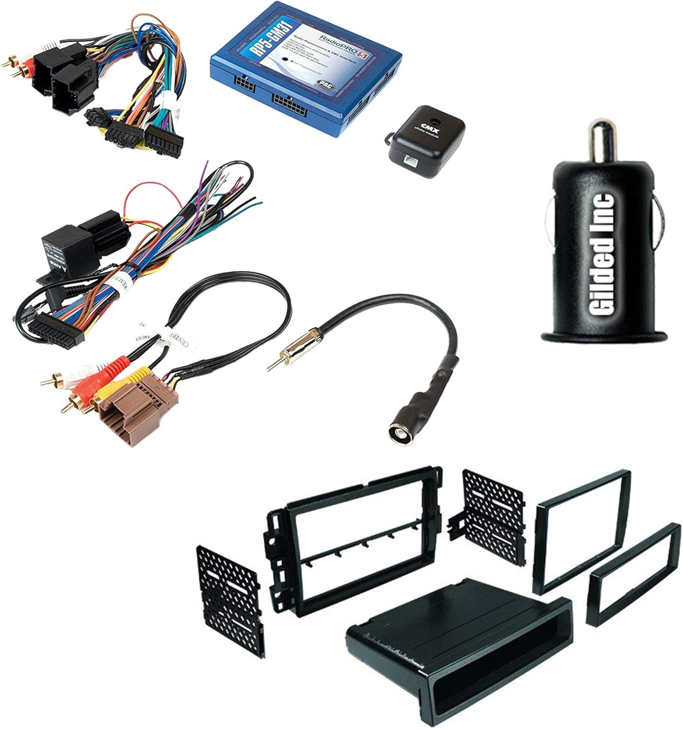 PAC RP5-GM31 Radio Replacement Interface With Built-In OnStar Retention/Steering Wheel Control Retention/Navigation Outputs for Select GM LAN Vehicles: Car Electronics