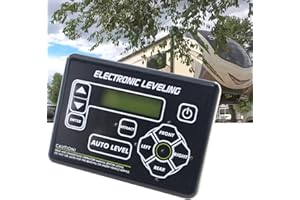 QHHR 421484 RV Auto Leveling System Replacement Touchpad Electronic Leveling Control Panel Replacement for Lippert RV 5th Wheel and Travel Trailer