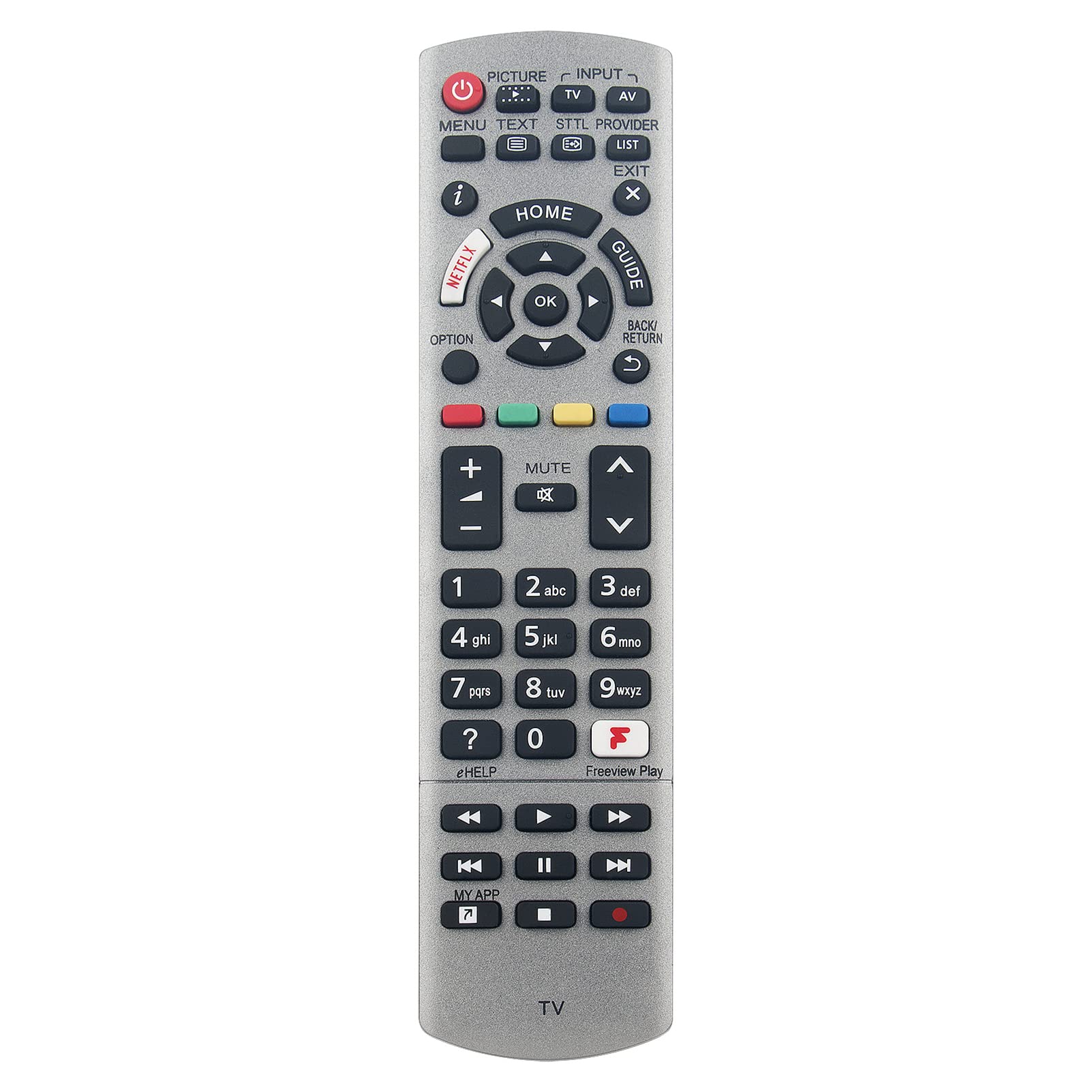 VINABTY N2QAYB001254 Replaced Remote Fit for Panasonic TX-40HX800B TX-50HX800B TX-58HX800B TX-65HX800B TX-65HX740B TX-75HX740B TX-55HZ980B TX-65HZ980B TX-55H1000B TX-65HZ1000B TX-55H1500B TX-65HZ1500B