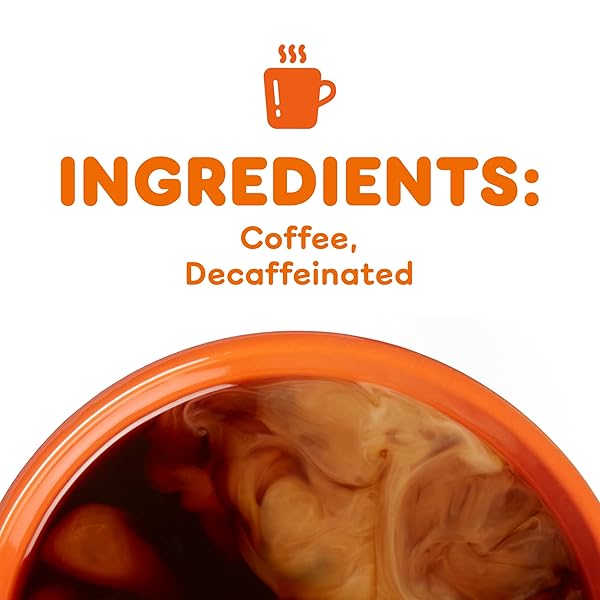 DUNKIN’ DECAF MEDIUM ROAST COFFEE, 22 PODS