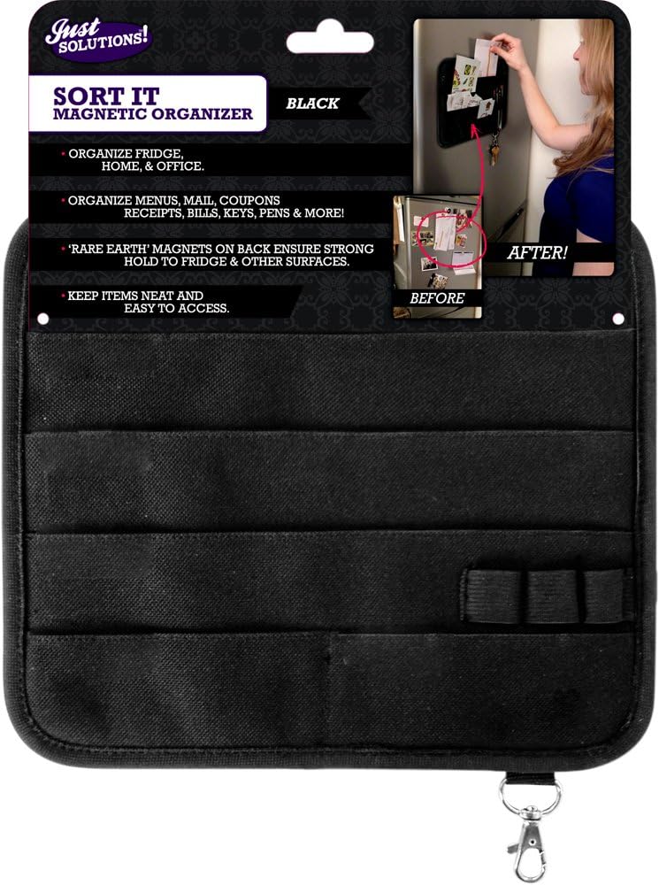 Magnetic Kitchen Fridge Organizer for Receipts, Menus, Notes, Keys and More!