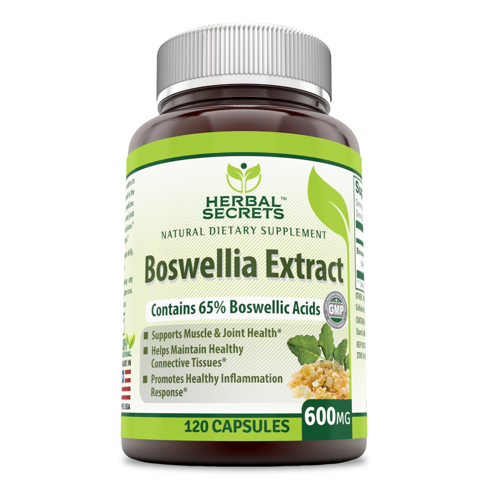 Herbal Secrets Boswellia Serrata Extract (65 Boswellic Acids) 600 mg
