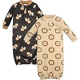 Hudson Baby Unisex Baby Fleece Gowns