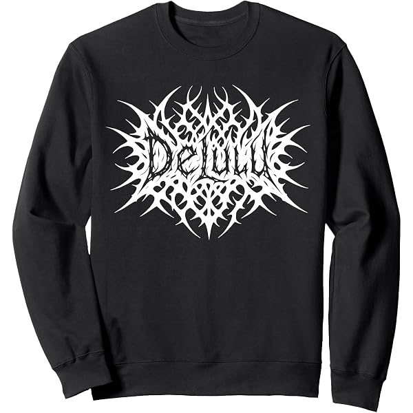 Vetements Men's' Death Metal Cropped Hooded Sweatshirt in Black