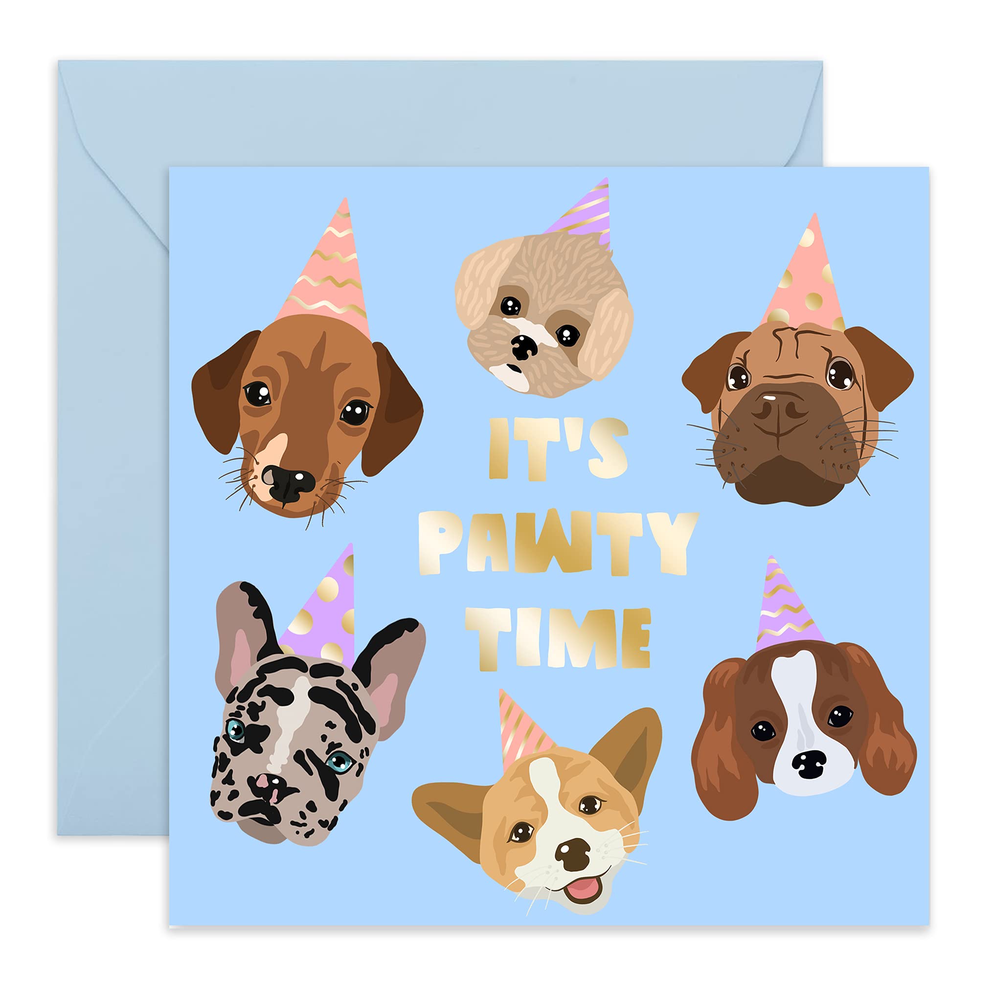 Central 23 - Cute Birthday Card - Funny Dog Pun - For Women Daughter Girls Her - Sweet Design - Includes Fun Stickers