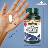 Natures Aid Glucosamine Sulphate 1500mg 90 Tablets High Strength view 3