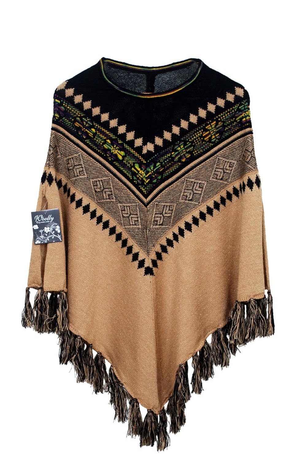 woolly 2018 latest pullover cardigan womens ponchoes capes sweater tops #rs 1013