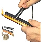 PREPARED4X Fire Starter Survival Tool – Ultimate All-in-one Ferro Rod, Flint and Steel, 36" Waterproof Tinder Wick Rope, Pate