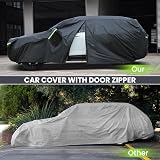 Sailnovo Heavy Duty SUV Car Cover Up to 181 Inches Waterproof All Weather view 5