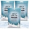 Let it Snow Instant Snow for Slime | Made in The USA Premium Fake Snow Powder for Kids | Great Artificial Snow for Holiday Snow Decorations, Sensory Activities and Slime | Makes 3 Gallons