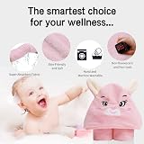 HiABsee Ultra Soft Hooded Baby Towel 80x80cm Rabbit Animal Design view 4