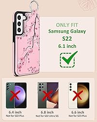 Shorogyt for Samsung S22 Wallet Case with Card