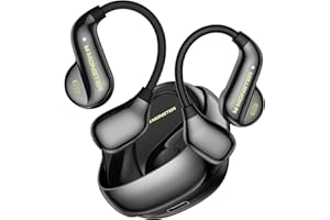 Monster Open Ear AC390 Headphones, Bluetooth 6.0 Earbuds with Stereo Sound, Wireless Headphones 24H Playtime, IPX5 Waterproof