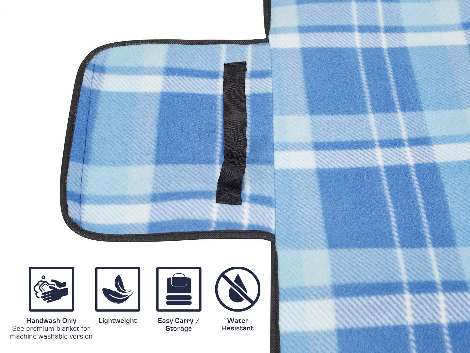 Izene Grande Coperta da Picnic all\'aperto, 200 x 200 cm, Telo Grande per la Spiaggia, Tappetino Impermeabile, per Il Campeggio e i Viaggi su Erba, Impermeabile e a Prova di Sabbia