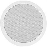 Polk Audio MC60 2-Way In-Ceiling Speaker, 6.5" Speaker, Single, White | Dynamic Built-In Audio, Perfect for Humid Indoor/Enclosed Areas, Bathrooms, Kitchens, Patios