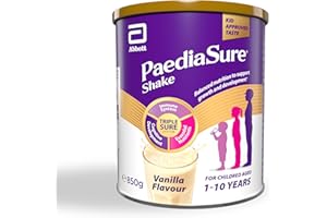 PaediaSure Shake, 850g, Vanilla Balanced Nutritional Supplement Drink, Multivitamin for Kids with Protein, Carbohydrates, Ess